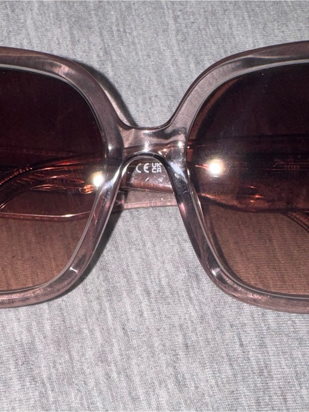 Quay Australia Oversized Square Sunglasses in Brown Tint